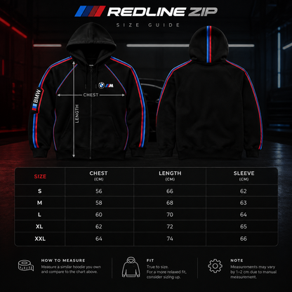 REDLINE ZIP | MotorSport Masked Hoodie
